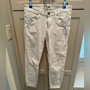 Paige white denim jeans